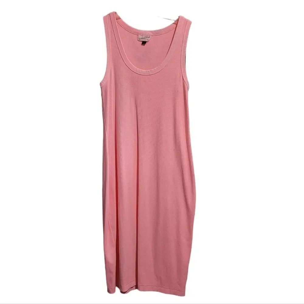 Pink Slip on Casual Dress